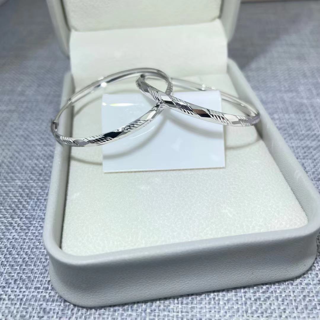 PT950 铂金耳饰  轻奢耳圈 宽约3.3mm S 29016