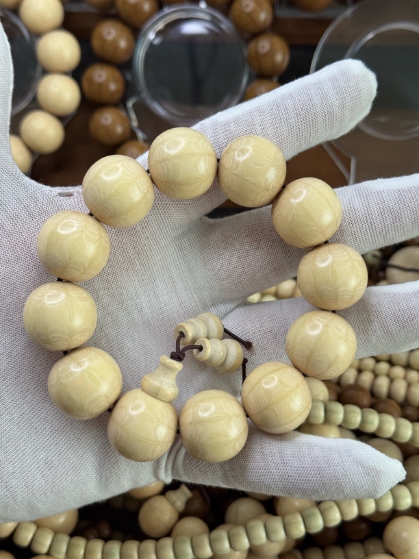 五台山九道木手串原色