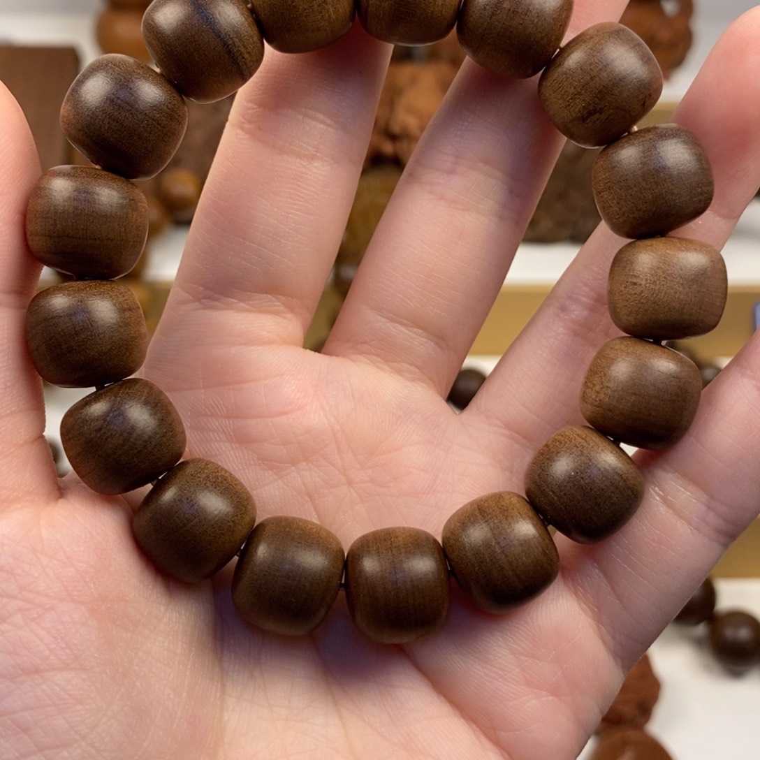 檀香木手串/手链老山檀香12/13横纹奶香
