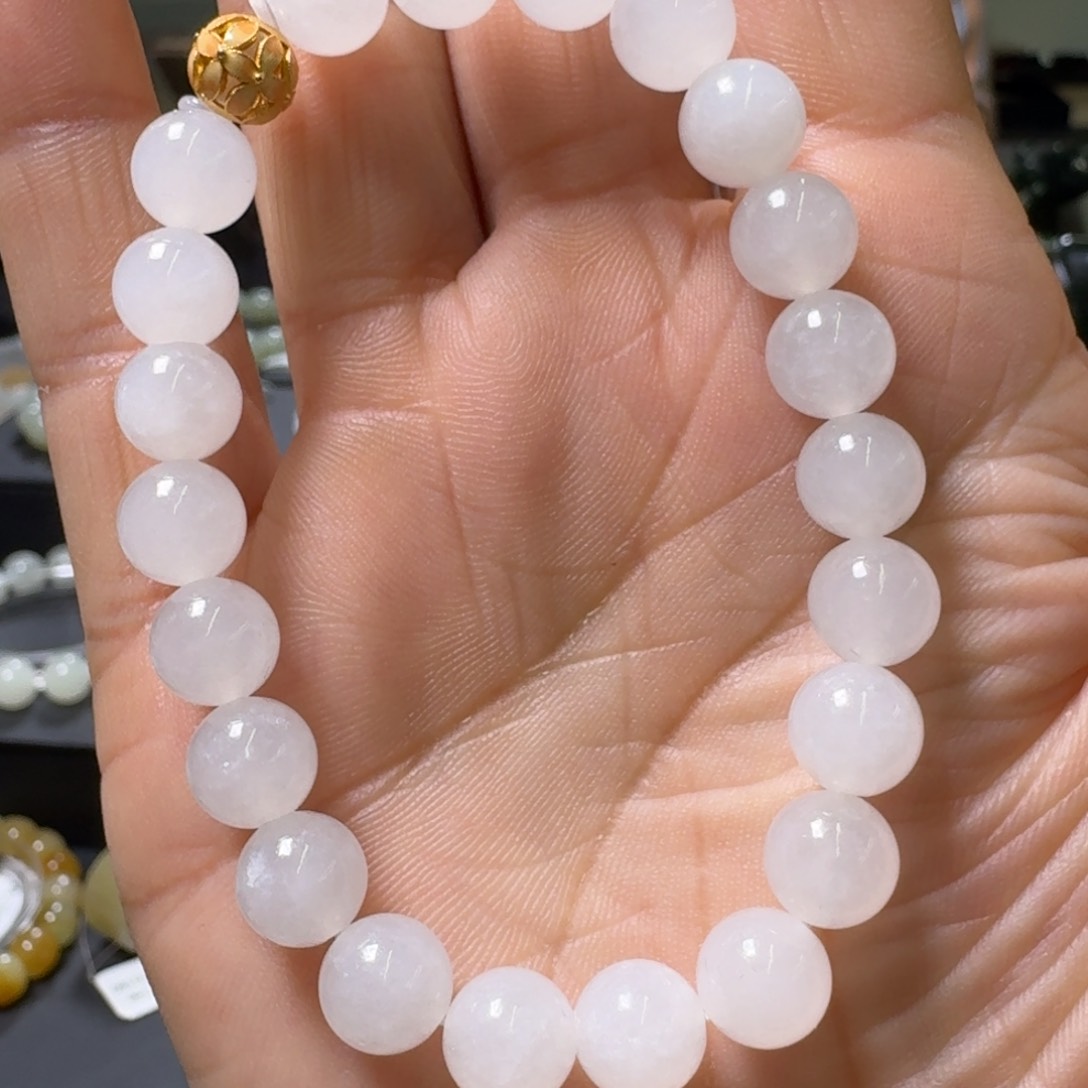 和田玉手串未镶嵌