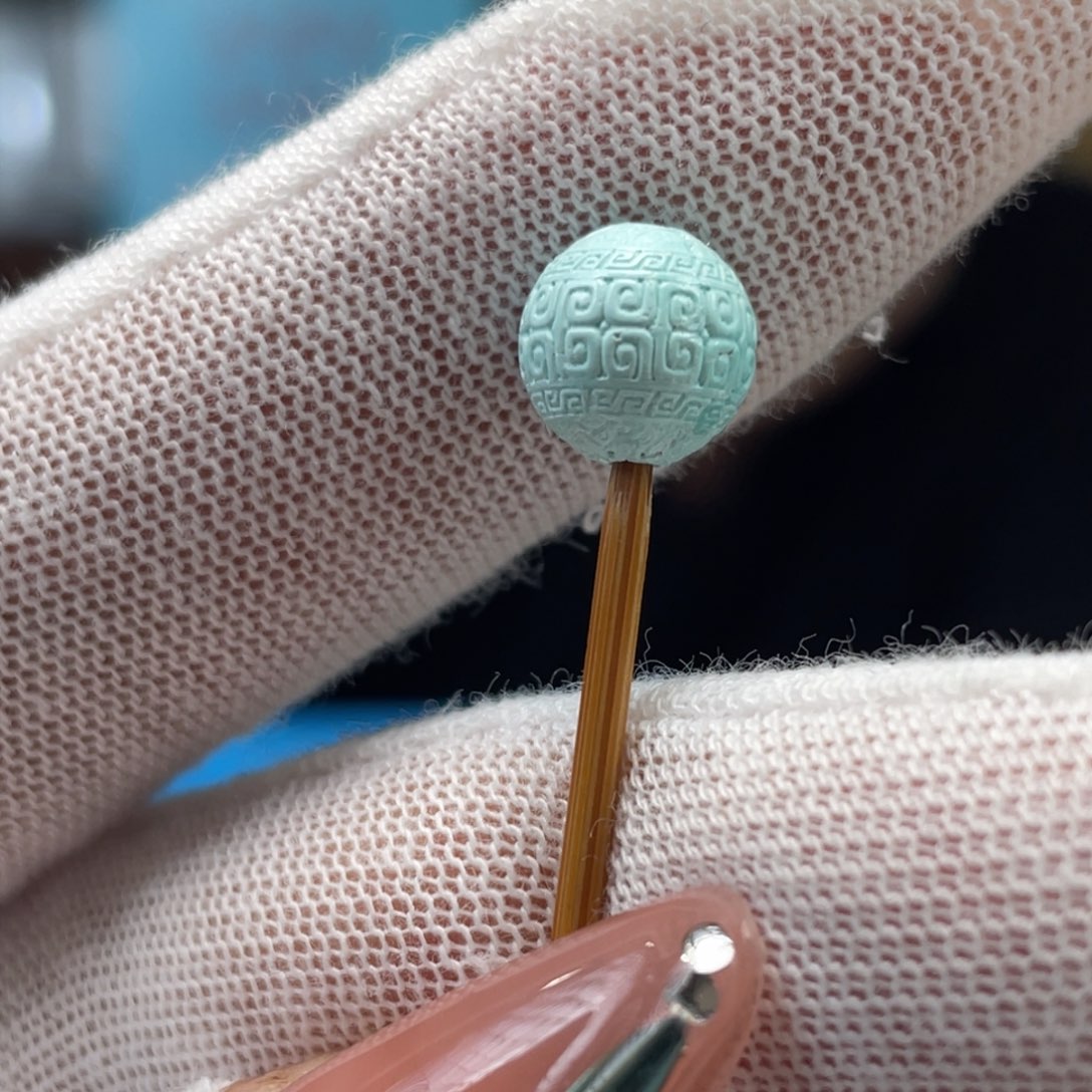 绿松石未镶嵌挂件