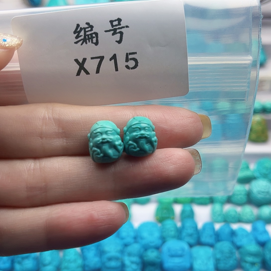 未镶嵌绿松石珠宝奇石L***l