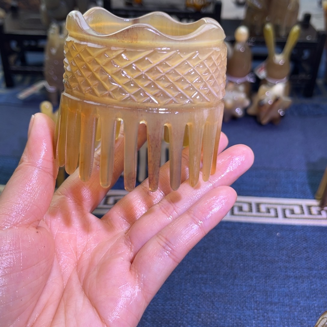 老白水牛角钻面大头疗