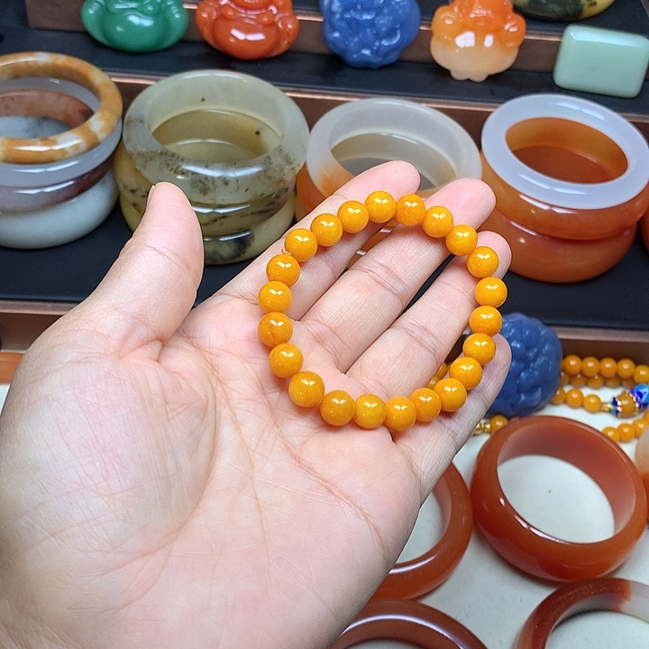 石英质玉未镶嵌手链