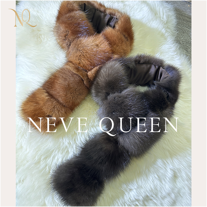 奈薇女王女装 整皮围巾