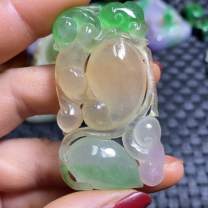 紫金钵盂菩提吊坠如**形