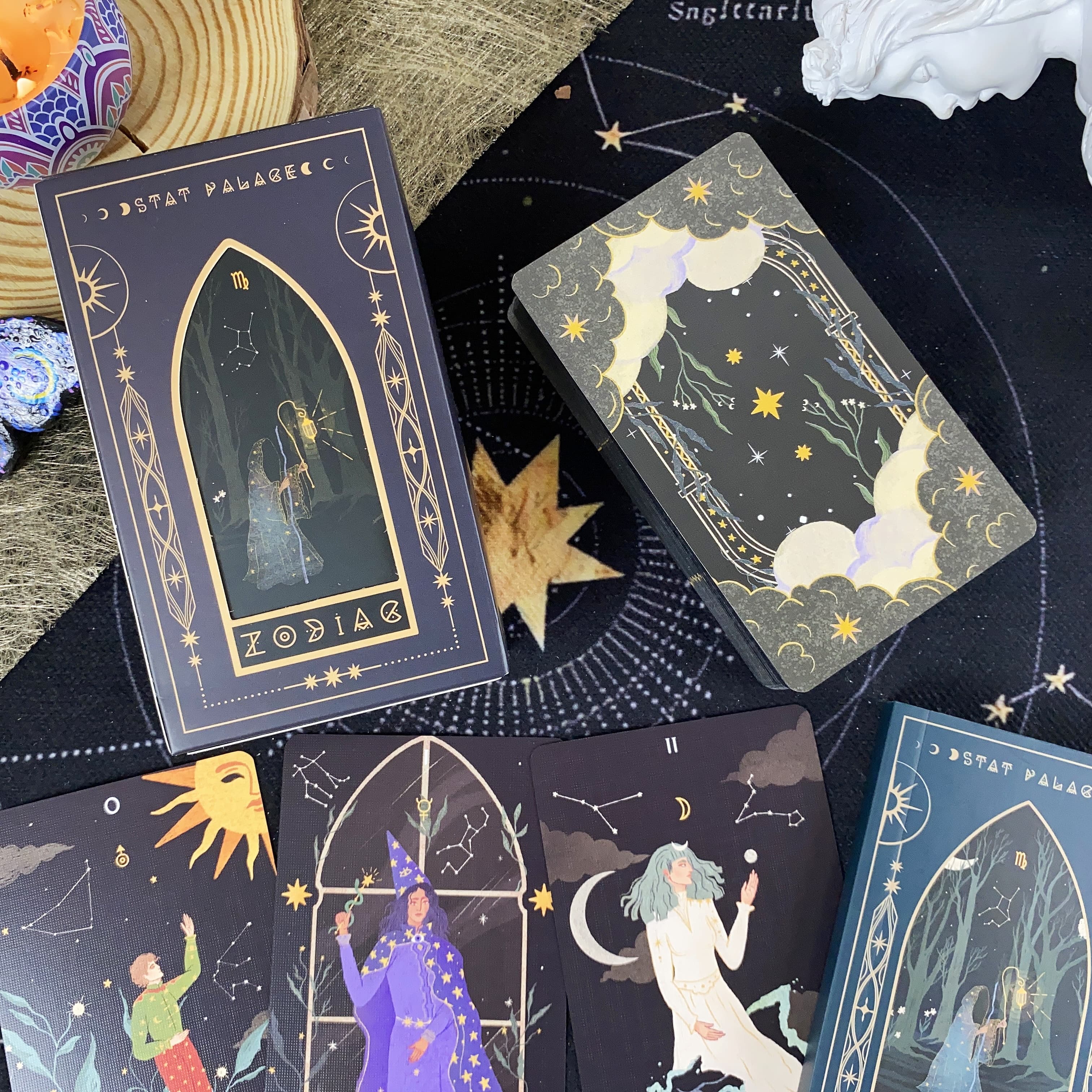 正版【黄道十二宫Ⅱ版】塔罗牌 Zodiac Tarot 星菱卡集泛伟特系