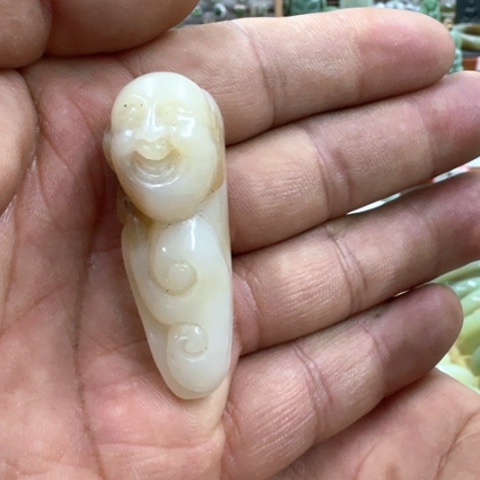 和田玉（糖玉）颈饰未镶嵌