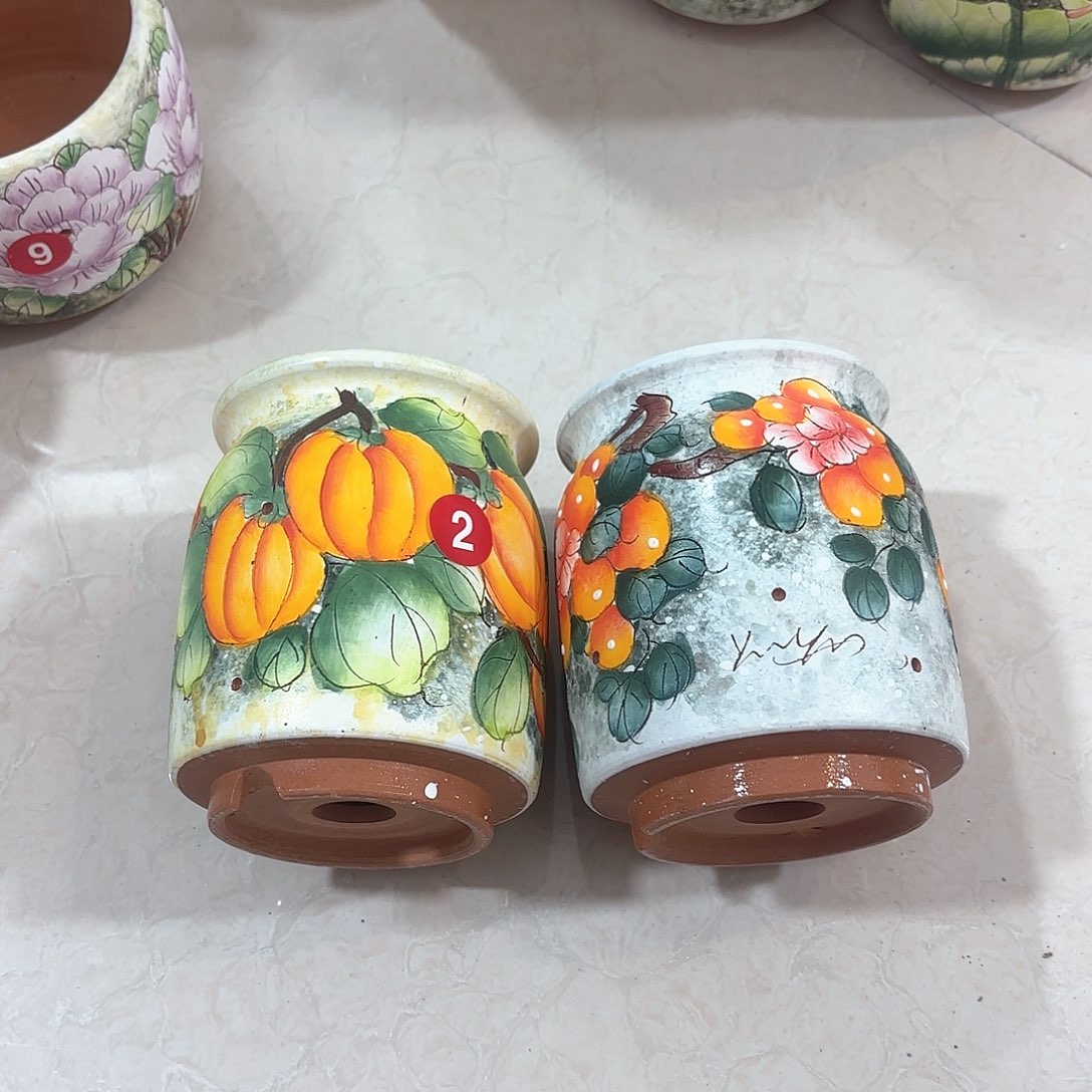 紫砂花盆李*?手工花盆默认微瑕