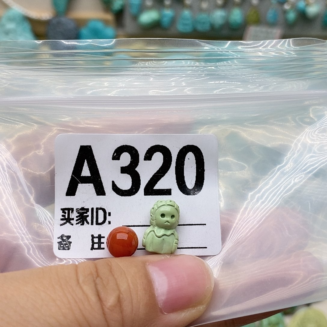 南红玛瑙配饰未镶嵌吃***腿