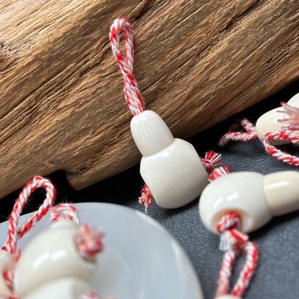 A010天然猛犸牙 藏式三通12mm随机一个 支持鉴定假一罚四