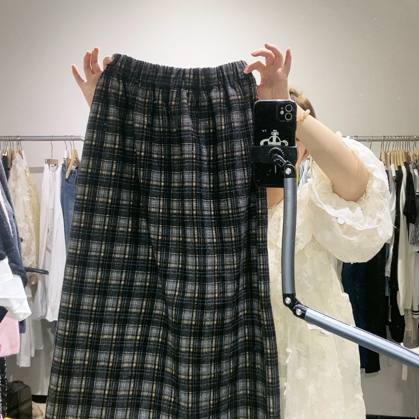 【闪购商品】格子裙子