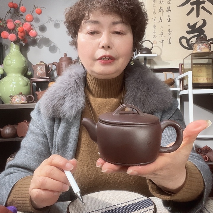 紫泥茶壶原矿紫砂壶