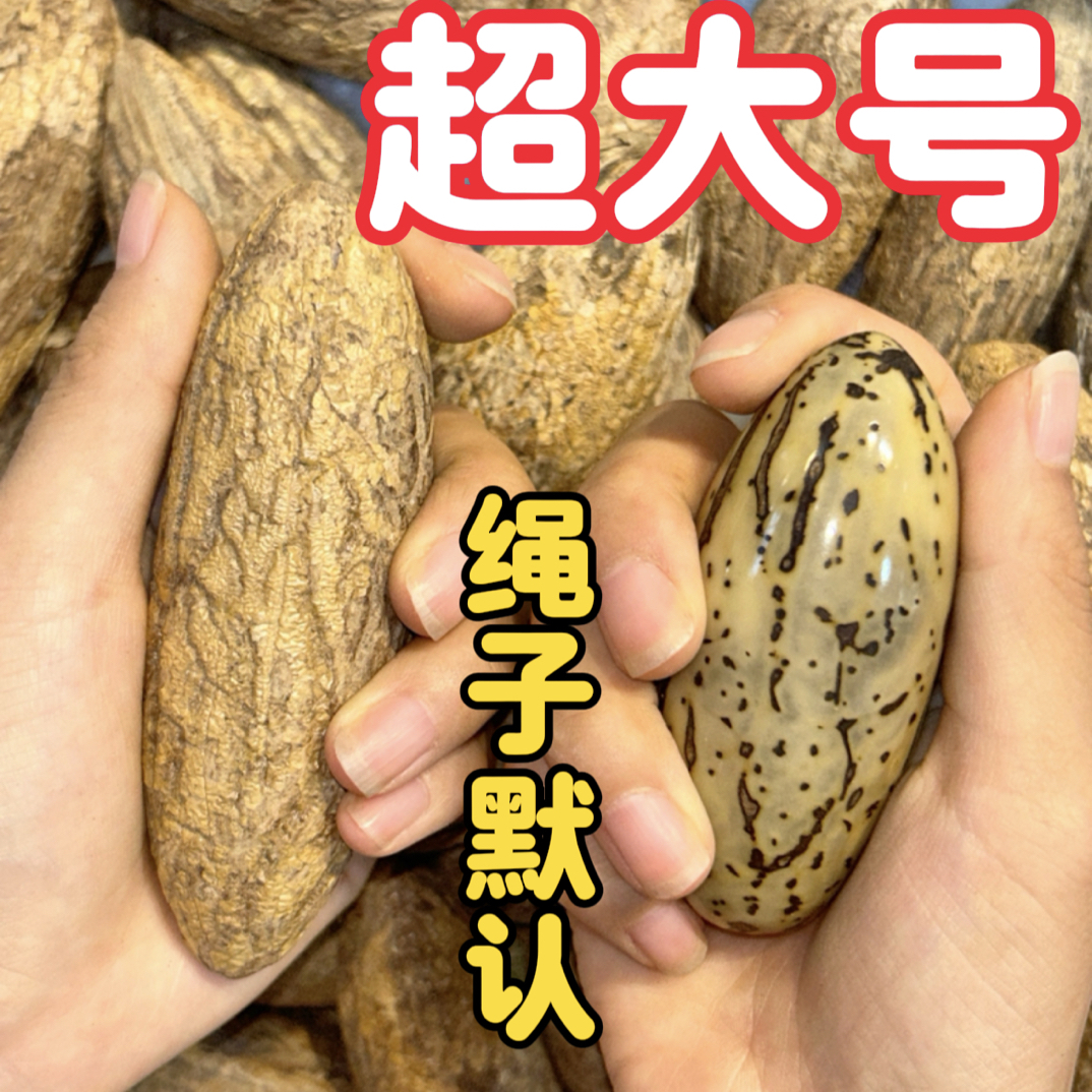 超大号千眼菩提手把件包打磨穿绳