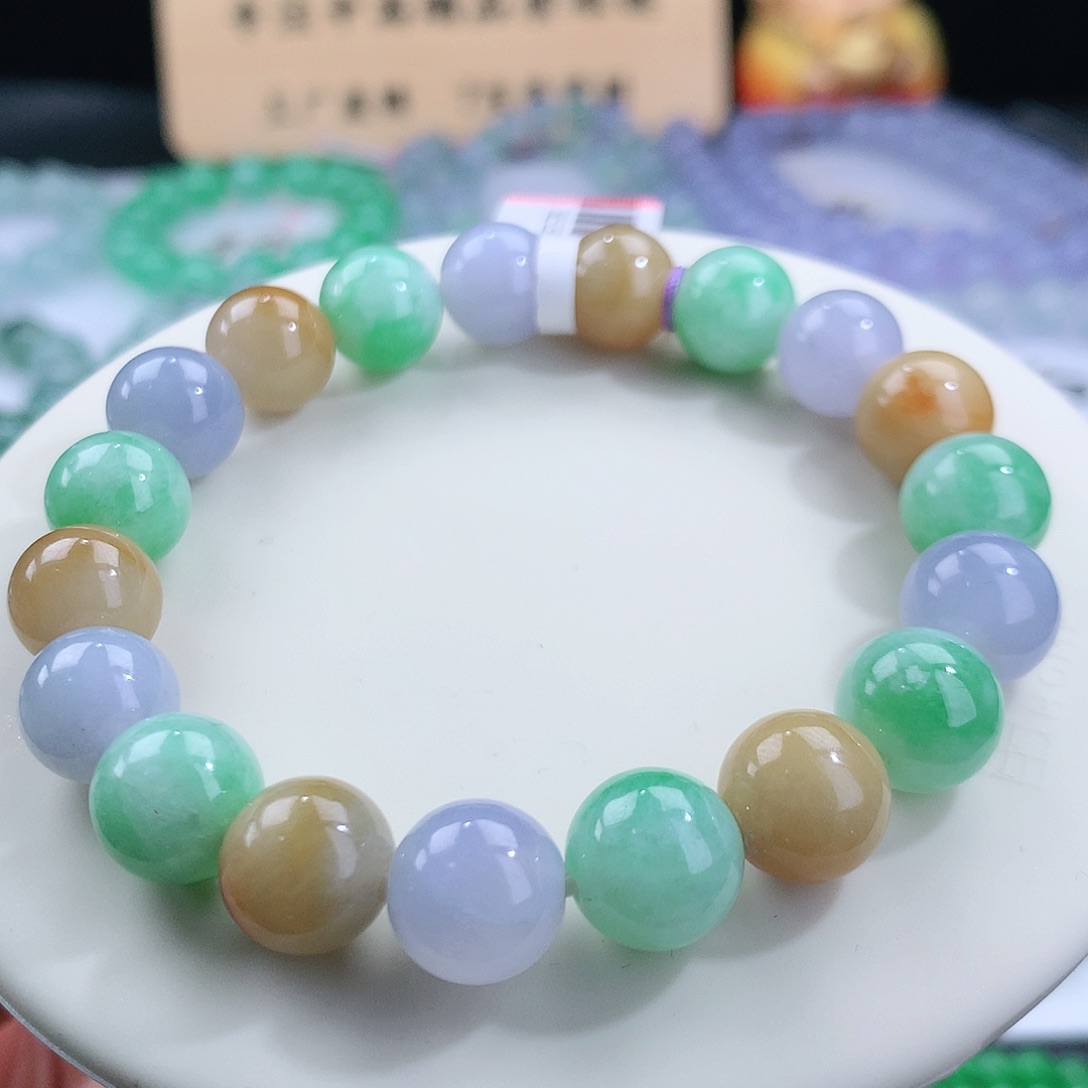 翡翠手链未镶嵌卡10