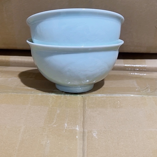 摆件陶景德镇瓷器玉兰迎春2个