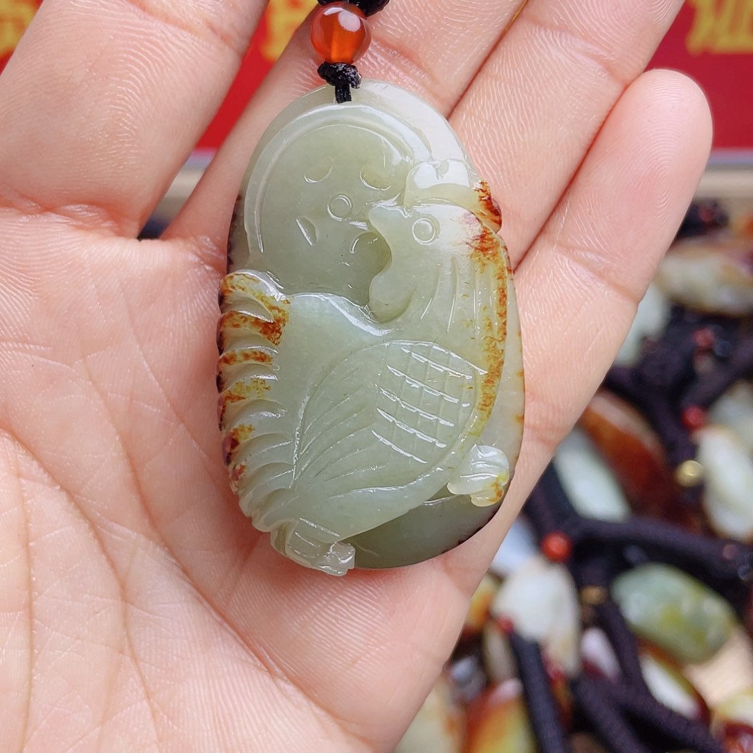 和田玉颈饰未镶嵌