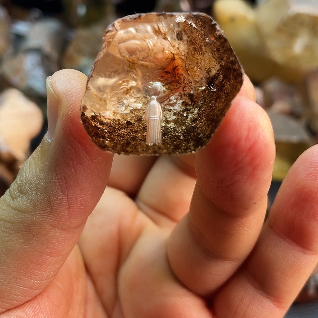 水晶未镶嵌珠宝半成品