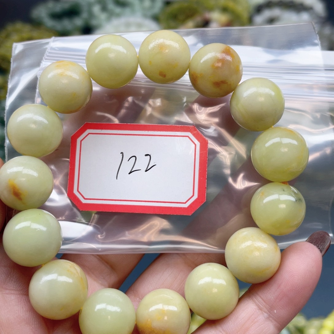 未镶嵌蛇纹石玉手串