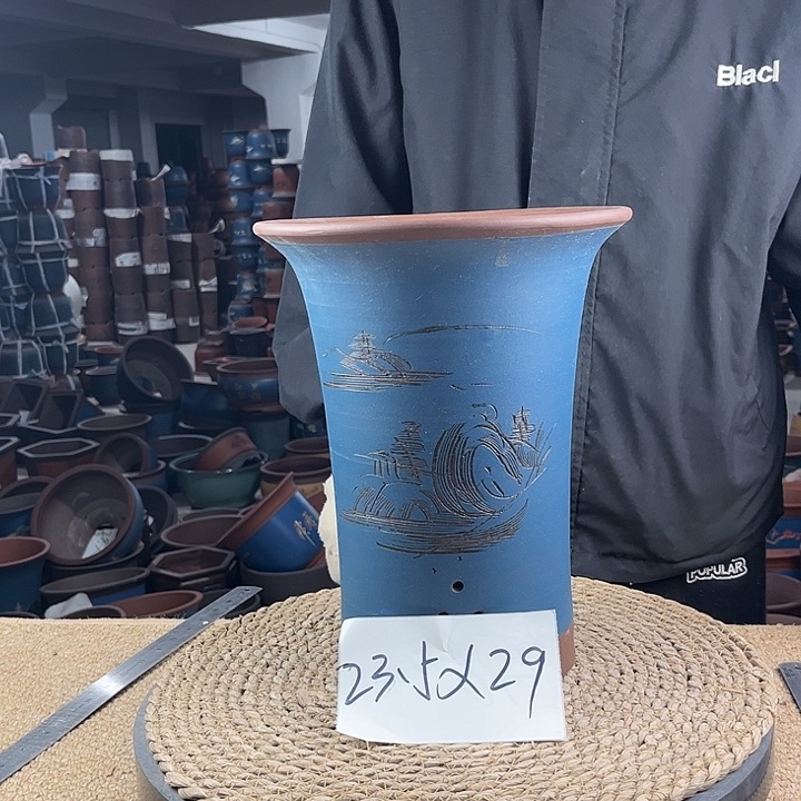 紫砂花盆紫砂紫砂