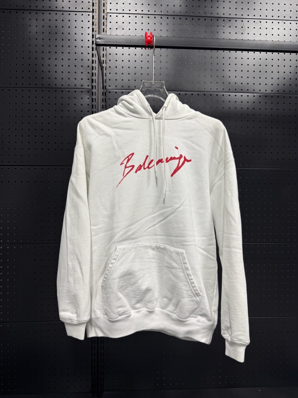 99新 Balenciaga/巴黎世家 草写LOGO卫衣/S码/R0013
