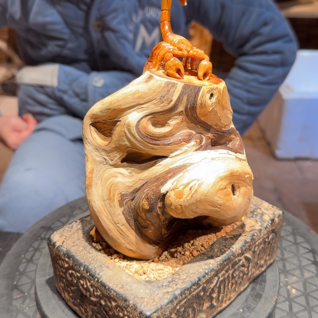 星***9柏木（崖柏）太行崖柏纯手工带底座