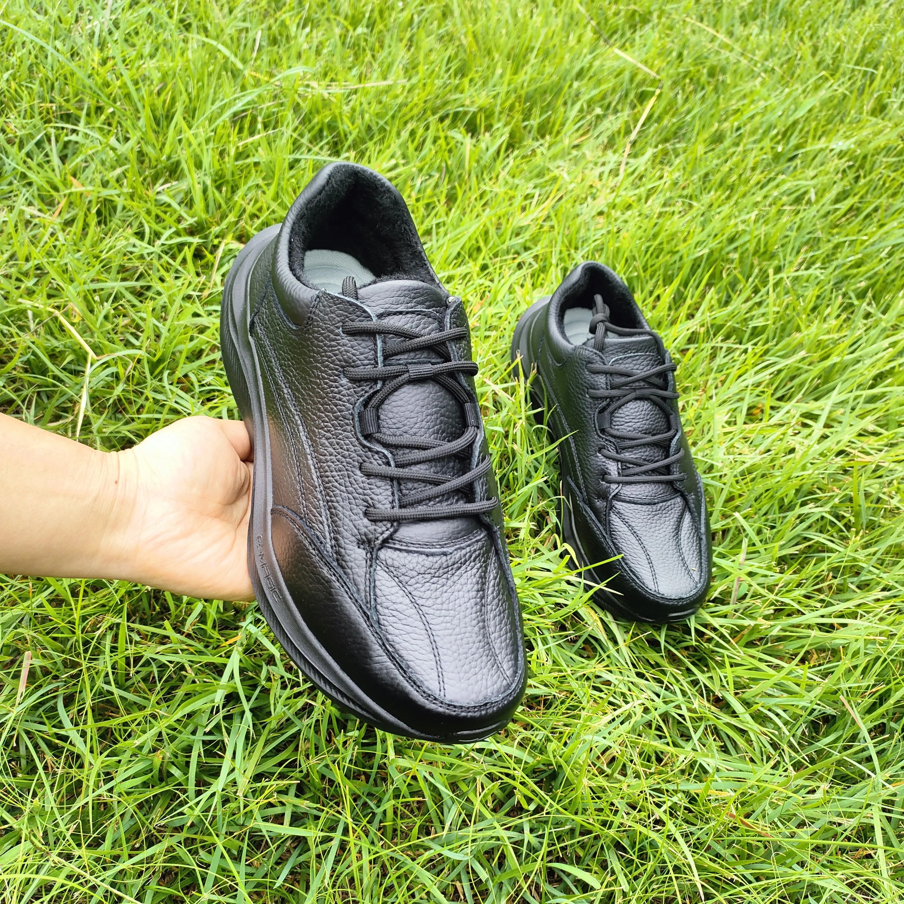 【冬季棉鞋】100%牛皮轻便透气防臭防滑保暖休闲皮鞋男士耐磨休闲鞋