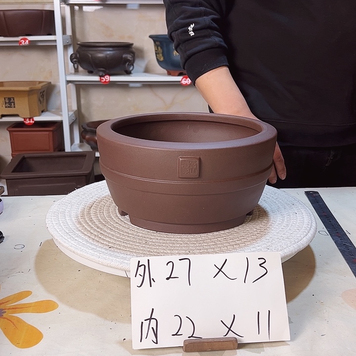 紫砂花盆紫砂花盆