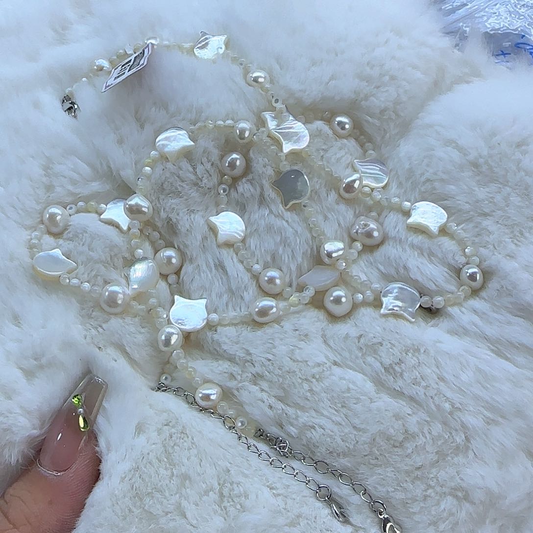 未镶嵌项链定制多样性发货发其一126淡水珍珠