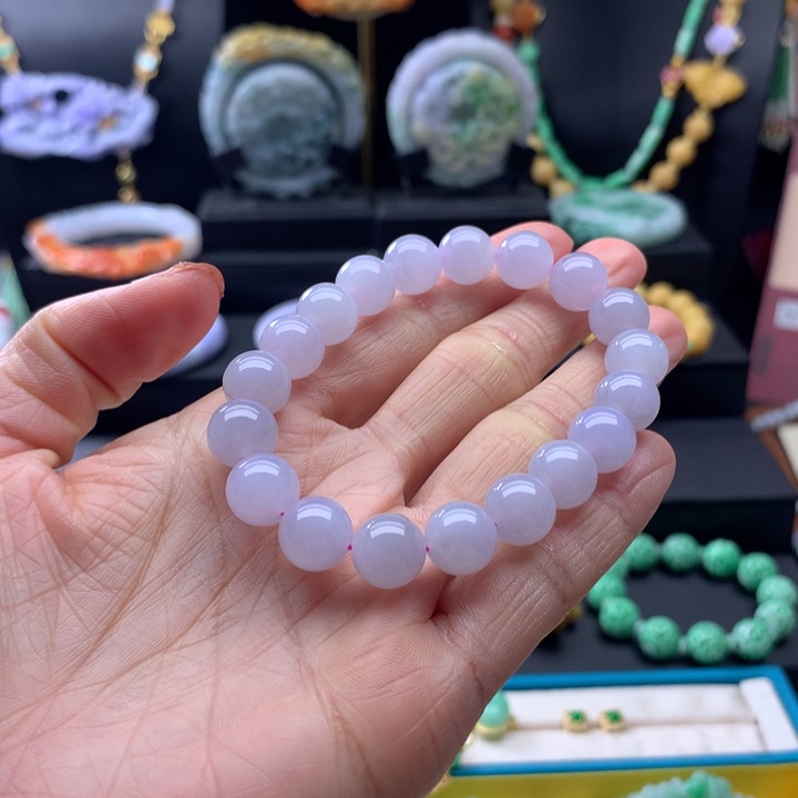 翡翠手链未镶嵌翡翠手串