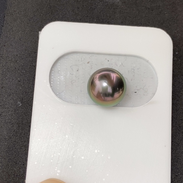 海水珍珠裸珠大溪地9.9mm正圆无瑕 感动点位