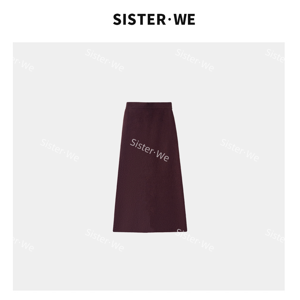 薇姐【致在】Sister·We气质优雅后开叉设计半裙   060