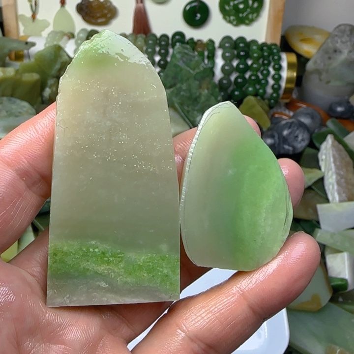 未镶嵌和田玉珠宝半成品喜****界