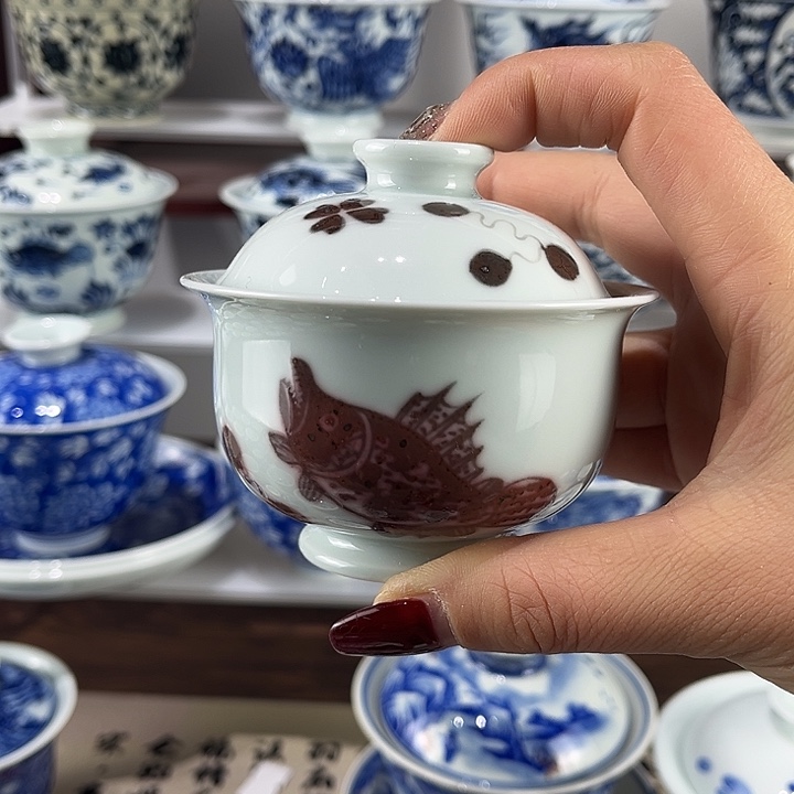 景德镇溪山居手工手绘