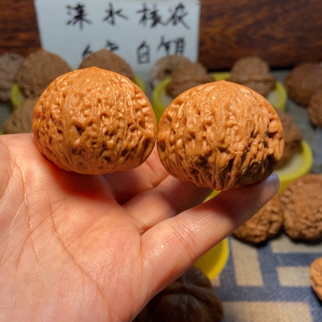 吊坠文玩核桃铁锤精对 39 37