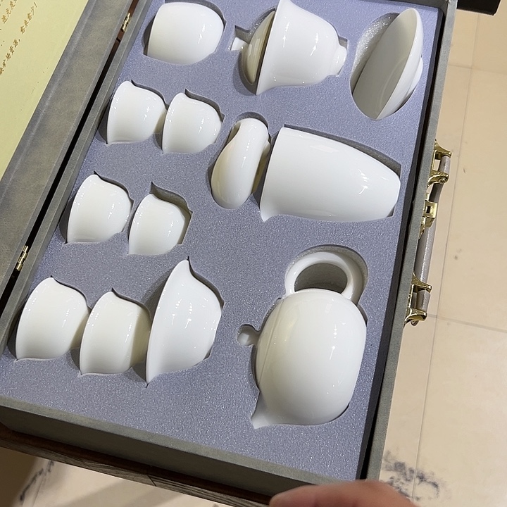 德化白瓷礼盒套装