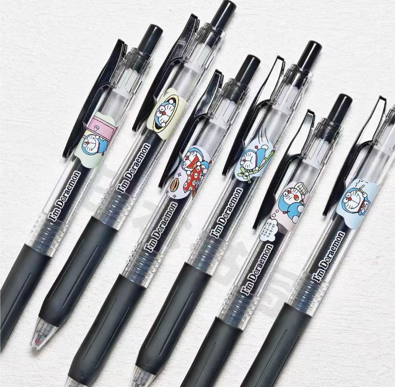 斑马哆啦A梦联名限定黑色中性笔0.5mm