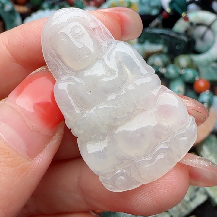 翡翠颈饰未镶嵌天然A货47