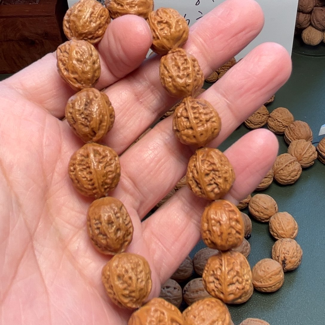 桃核吊坠?****?精品秋子核桃手串