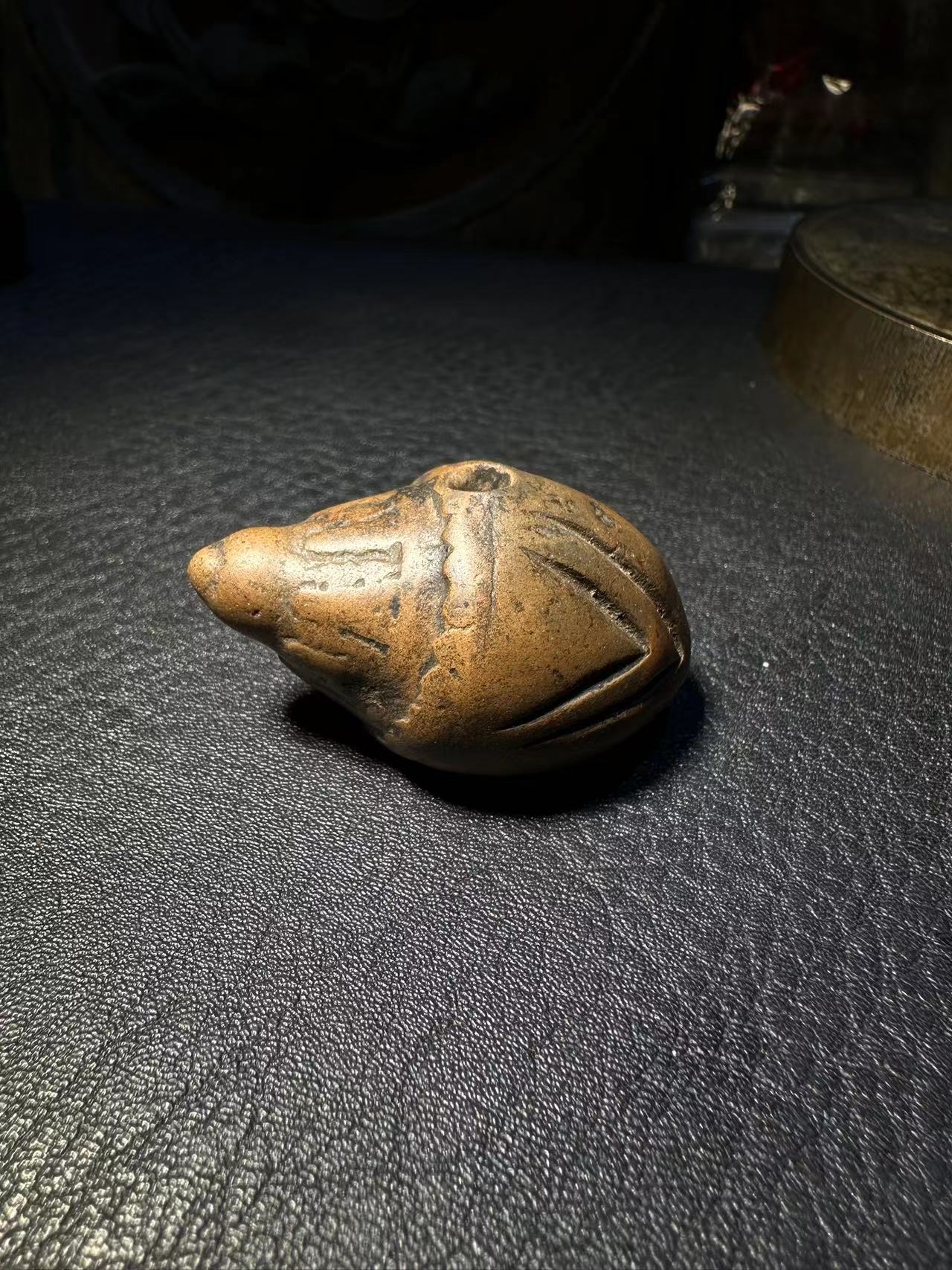 藏地手工艺泥塑娘啦擦擦吊坠