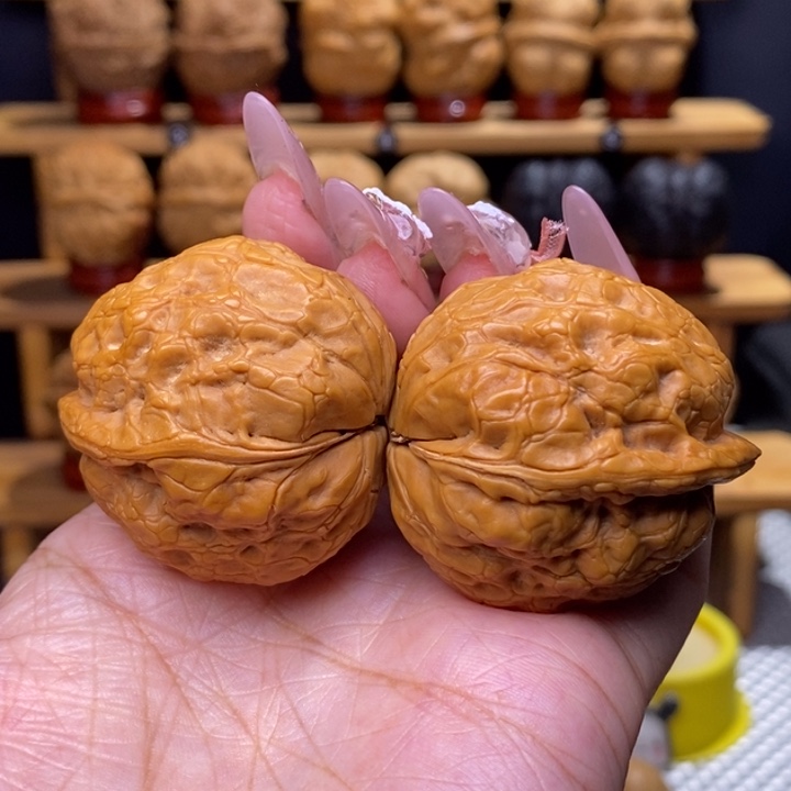 文玩核桃把件冰蟾23号40尺