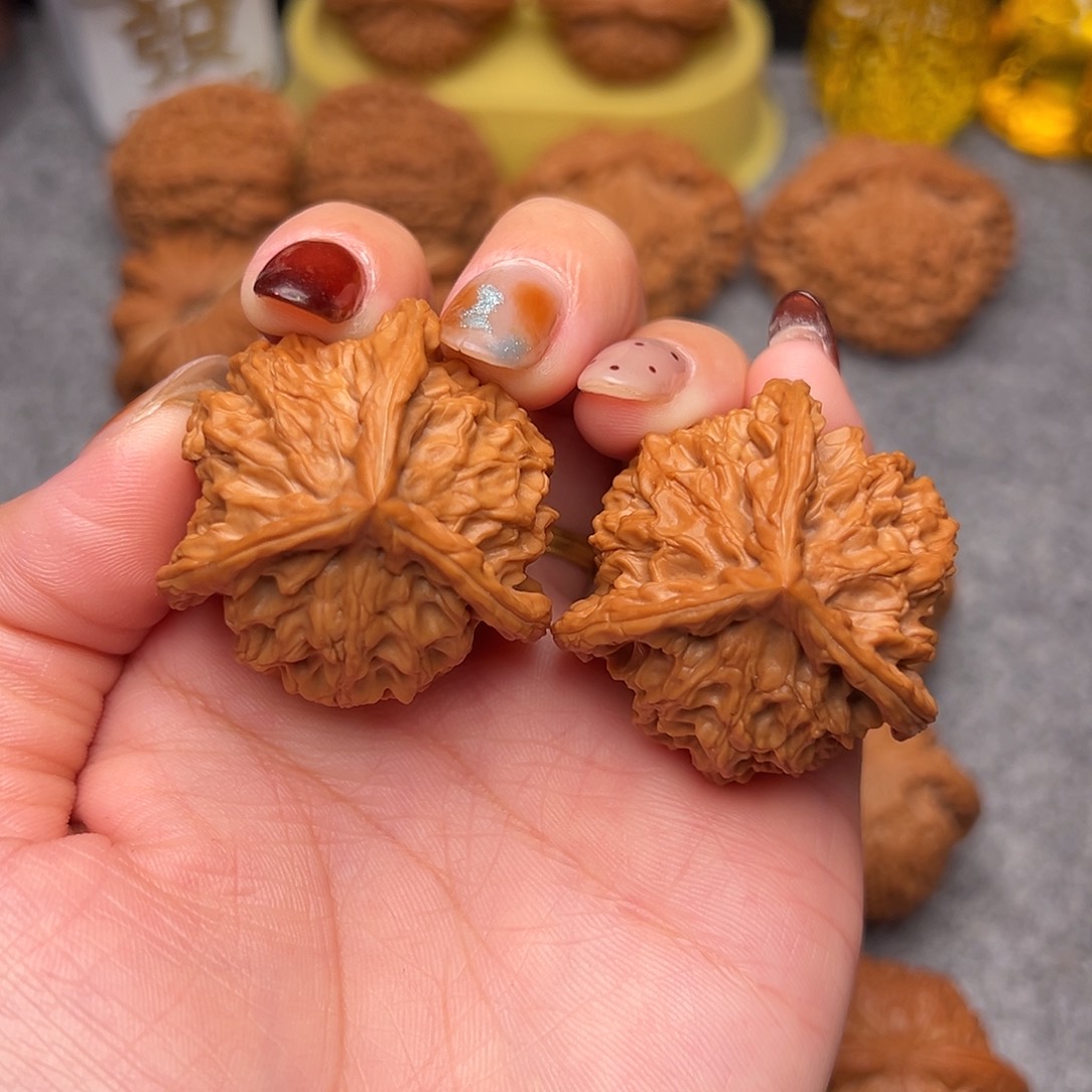 把件文玩核桃毕业精品精配原装盘山奔奔39全品绝绝