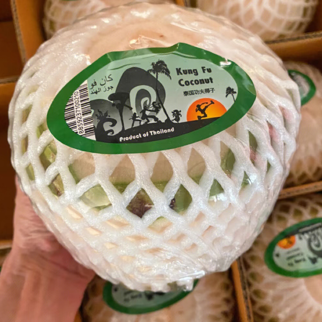 【火锅搭档】泰国功夫椰青一个（默认开口）