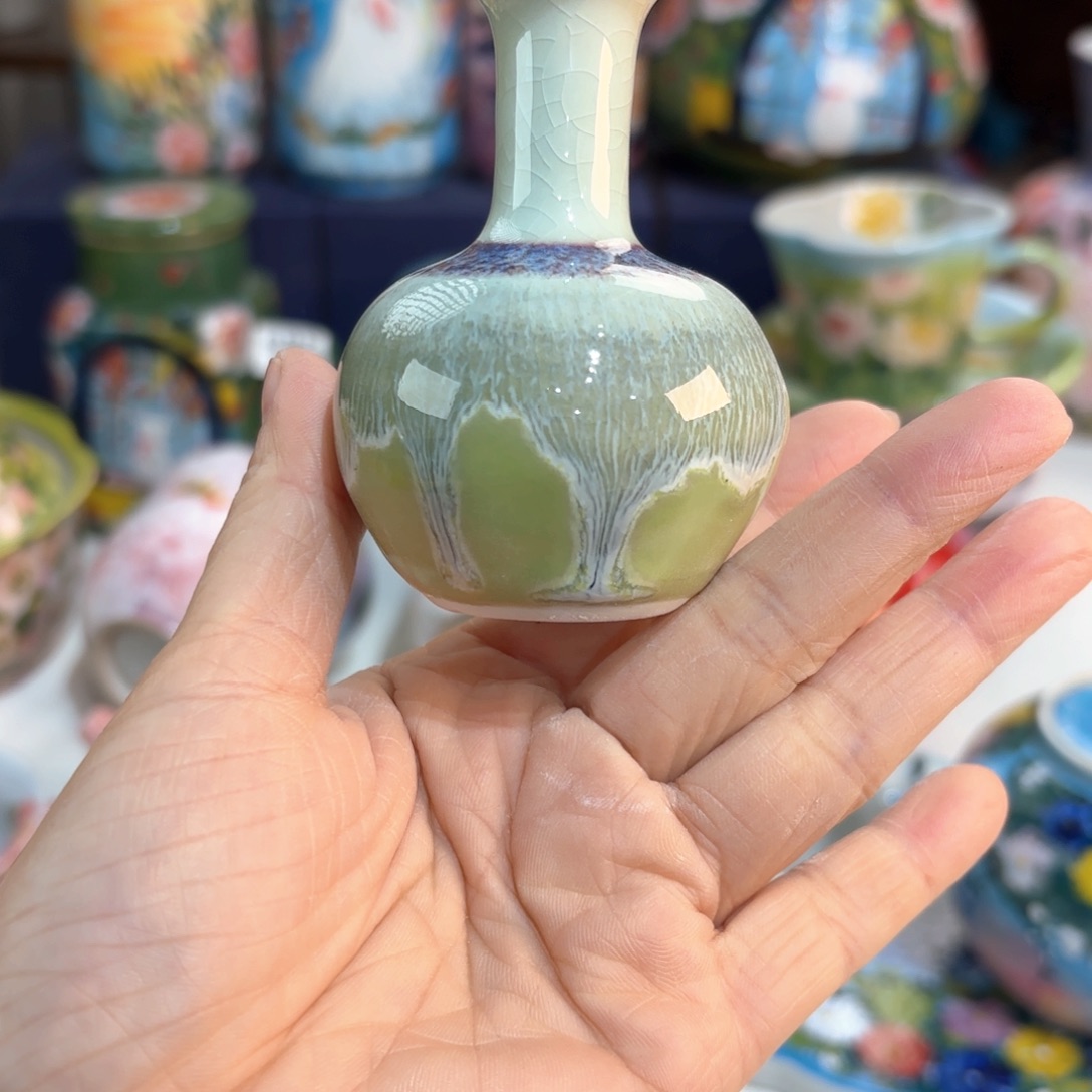 景德镇手绘高温釉下彩陶瓷茶具