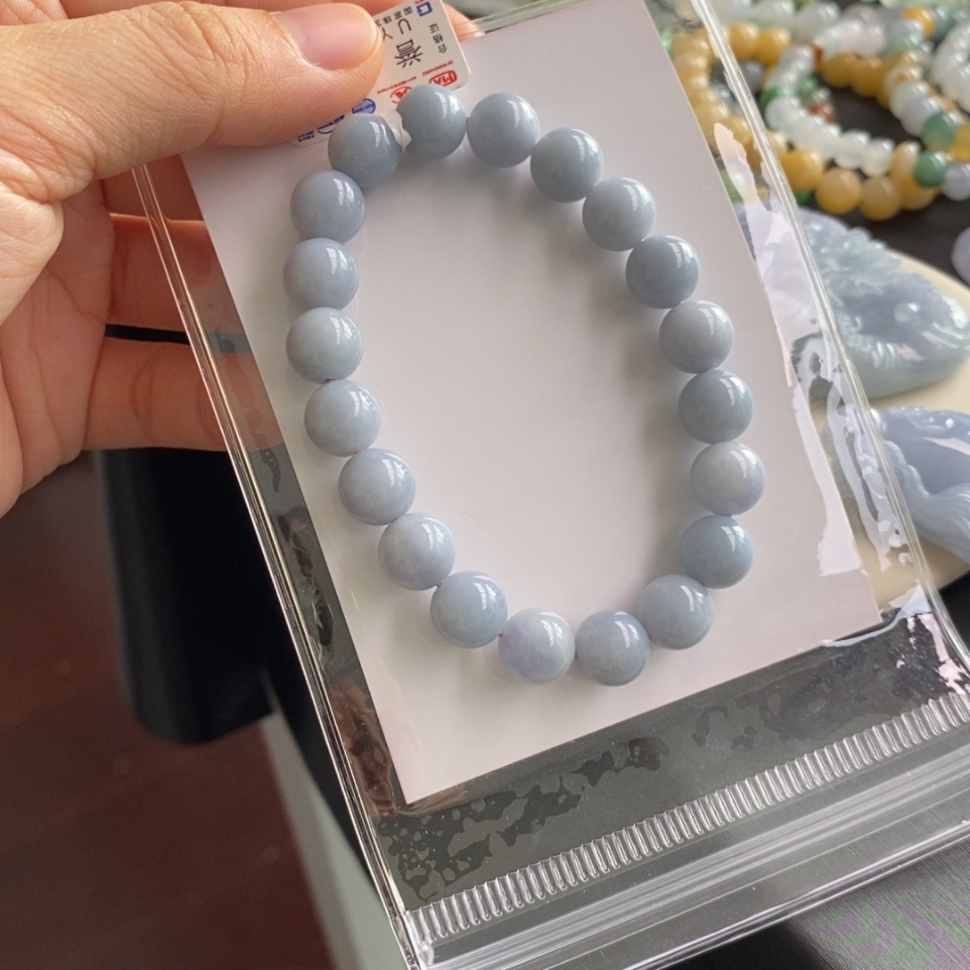 翡翠未镶嵌手链卡9