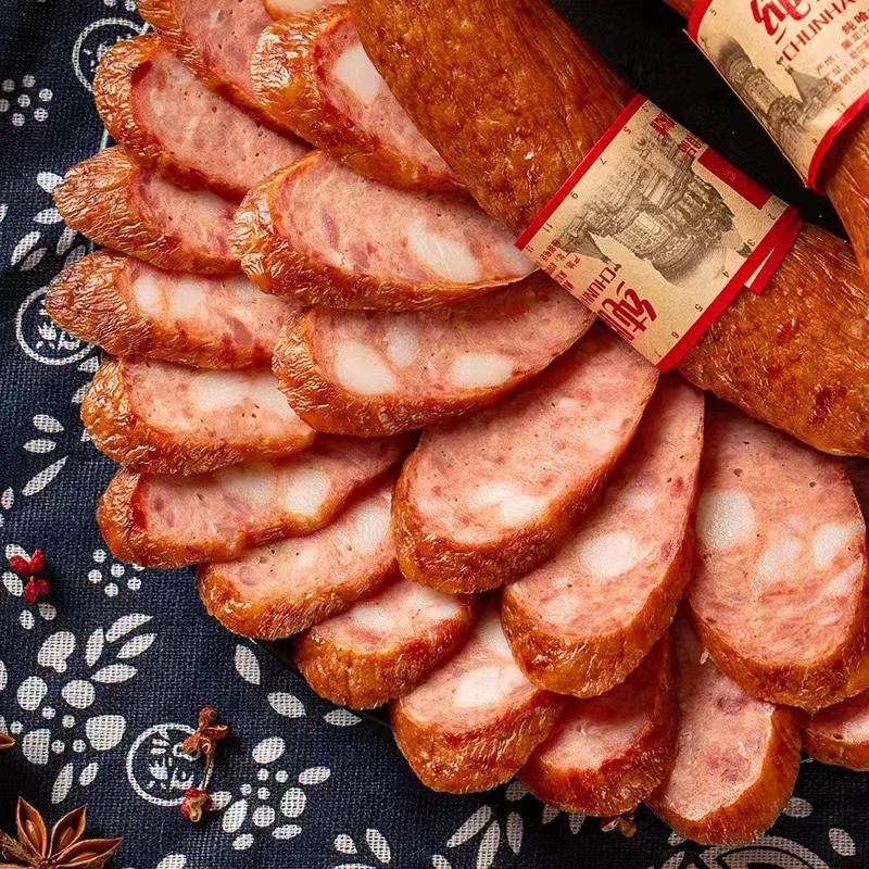 果木熏烤哈尔滨红肠500g*3袋即食熟食猪肉加牛肉东北特产熏酱