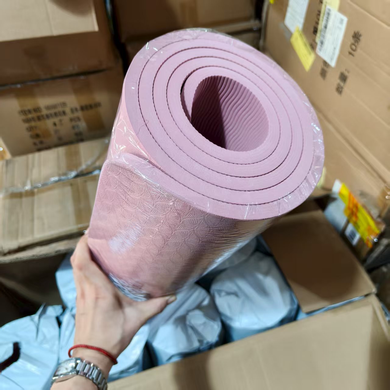 瑜伽垫101 豆沙粉 61*185* 10毫米