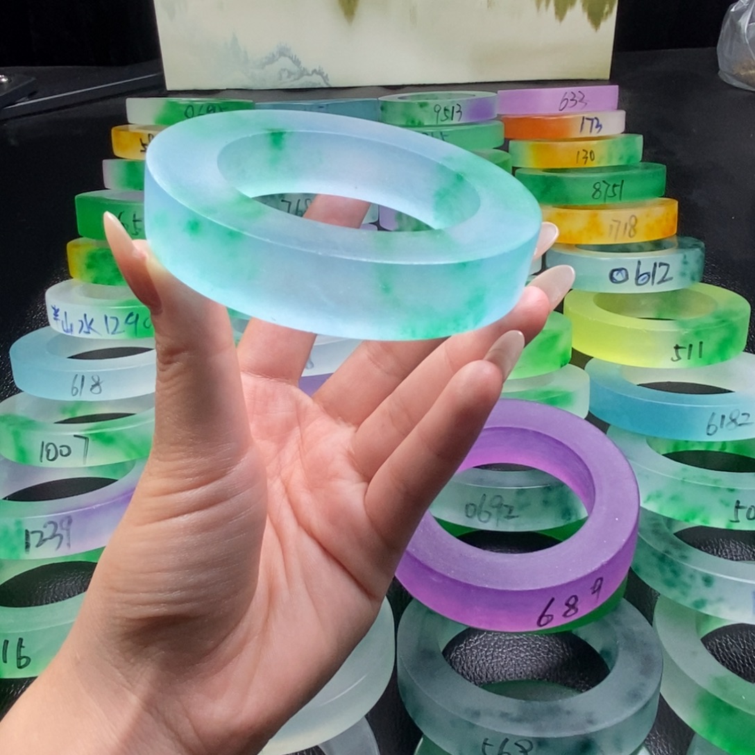 踏***云玉独龙翠百搭手镯