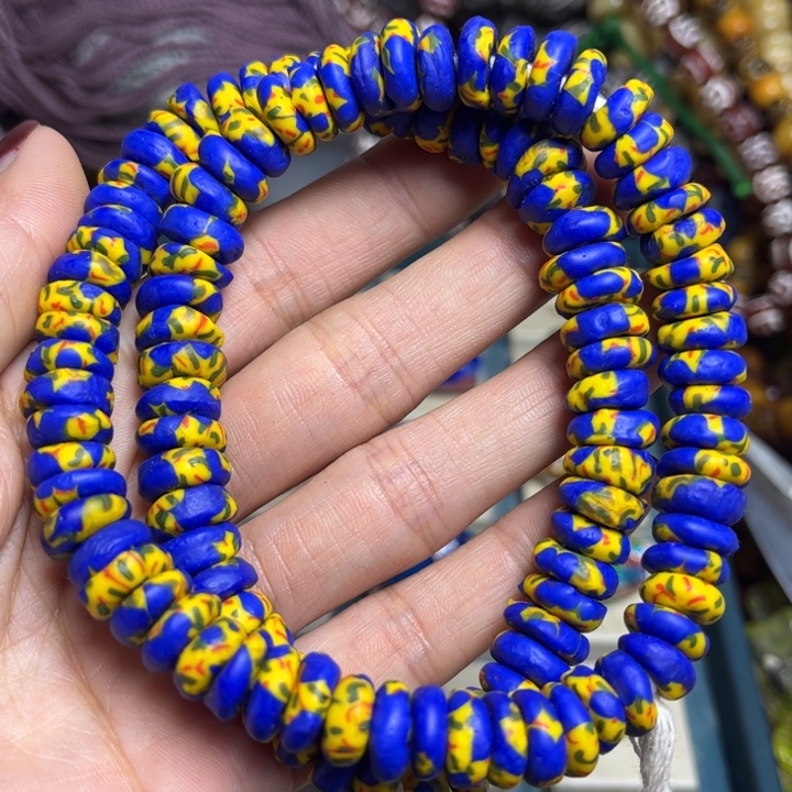 玻璃颈饰2252琉璃半条