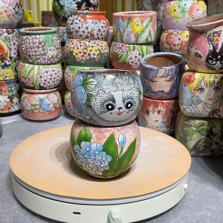 景德镇艺术手绘作品